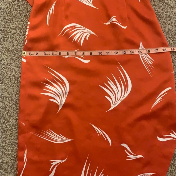 REVOLVE C/MEO Collective Silky Red-Orange Midi Dress - Picture 15 of 16